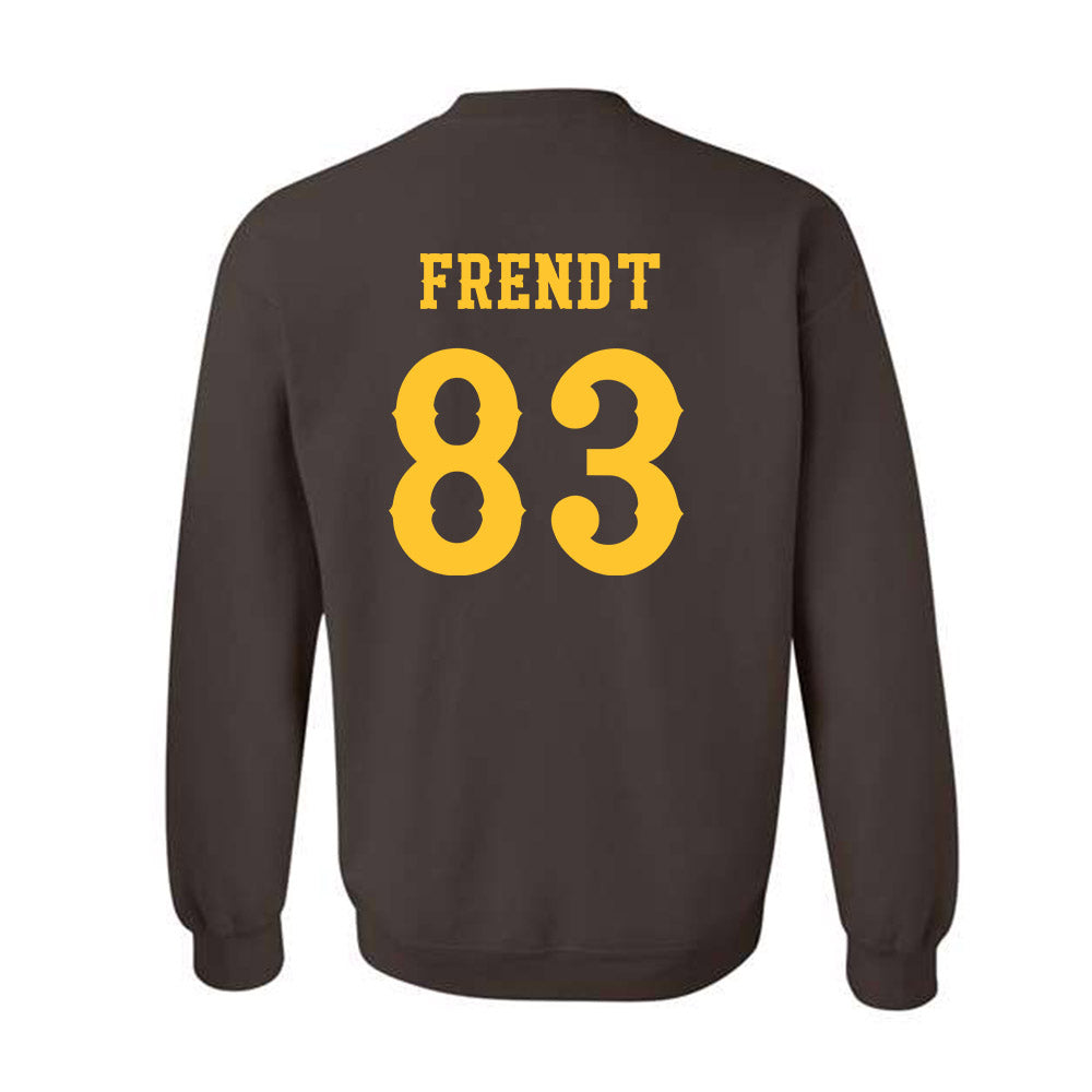 Wyoming - NCAA Football : Kyle Frendt - Classic Shersey Crewneck Sweatshirt-1