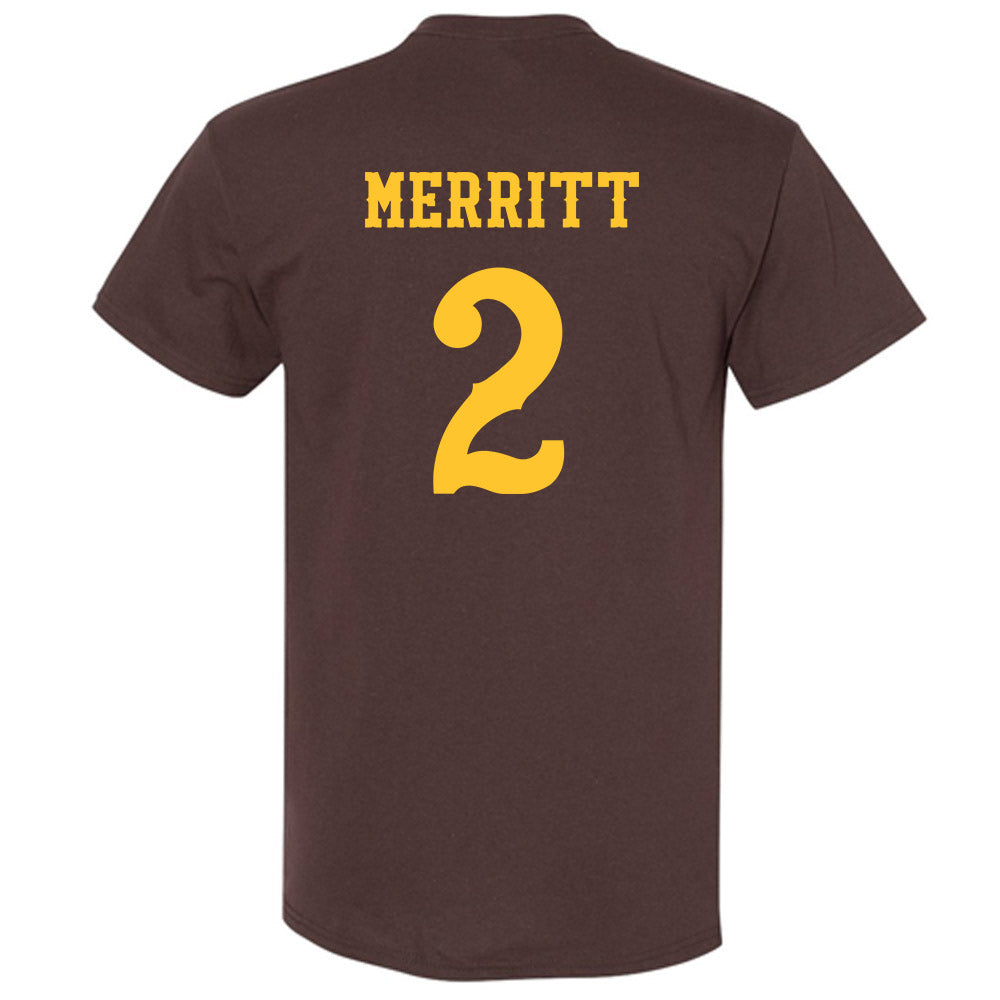 Wyoming - NCAA Football : Caleb Merritt - Classic Shersey T-Shirt-1