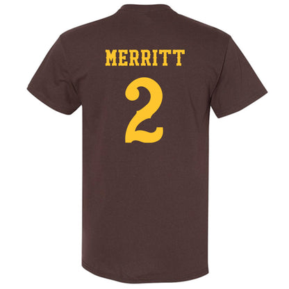 Wyoming - NCAA Football : Caleb Merritt - Classic Shersey T-Shirt-1