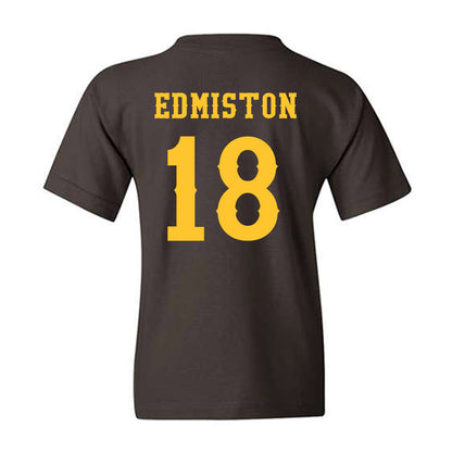 Wyoming - NCAA Football : Bart Edmiston - Classic Shersey Youth T-Shirt-1