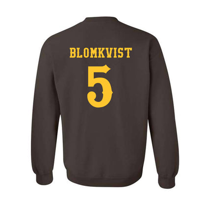 Wyoming - NCAA Women's Basketball : Liv Blomkvist - Classic Shersey Crewneck Sweatshirt-1