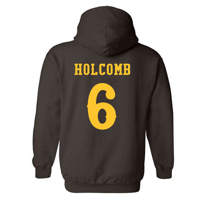 Wyoming - NCAA Women's Volleyball : Sarah Holcomb - Classic Shersey Hooded Sweatshirt-1