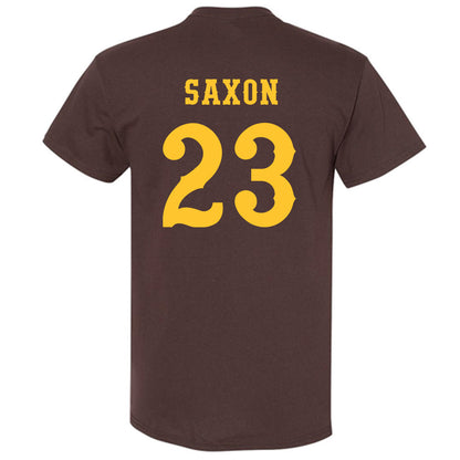 Wyoming - NCAA Men's Basketball : Kiani Saxon - Classic Shersey T-Shirt-1