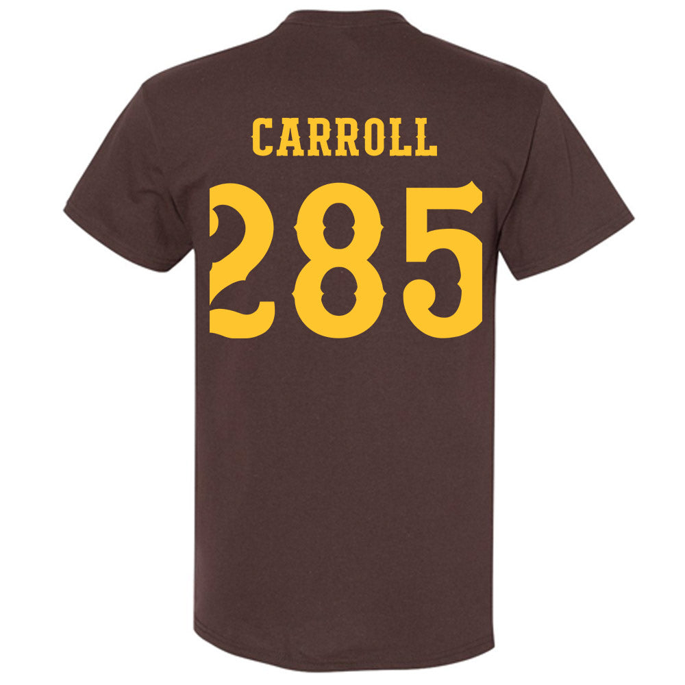 Wyoming - NCAA Wrestling : Christian Carroll - Classic Shersey T-Shirt-1