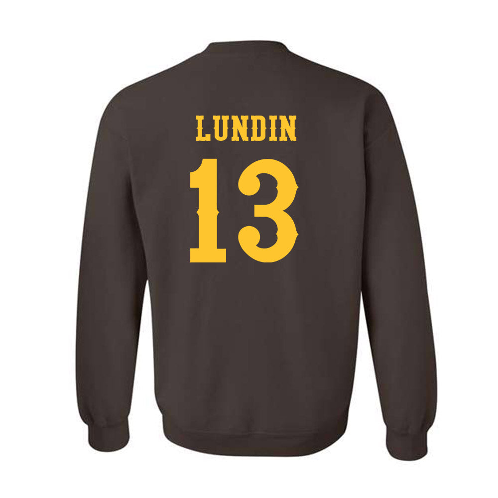 Wyoming - NCAA Women's Basketball : Karoline Lundin - Classic Shersey Crewneck Sweatshirt-1