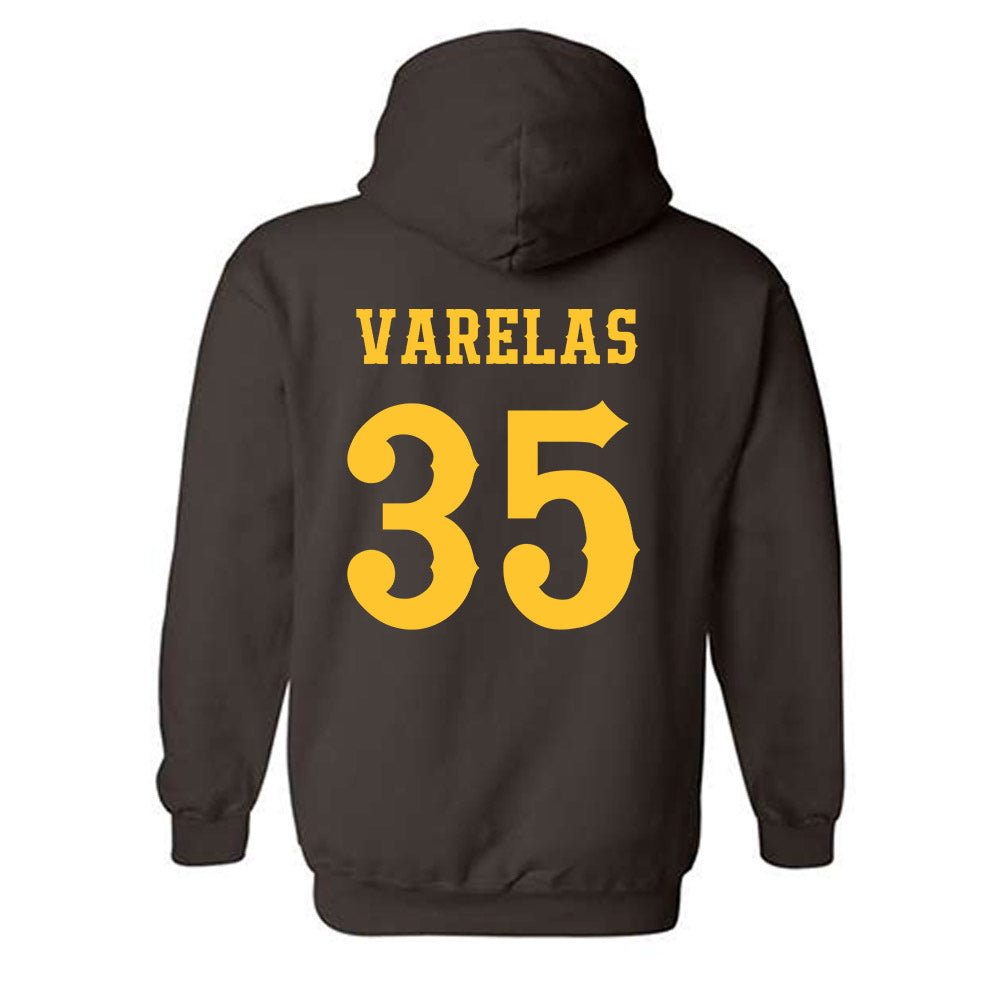 Wyoming - NCAA Football : Nikos Varelas - Classic Shersey Hooded Sweatshirt