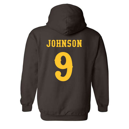 Wyoming - NCAA Football : Brayden Johnson - Classic Shersey Hooded Sweatshirt-1