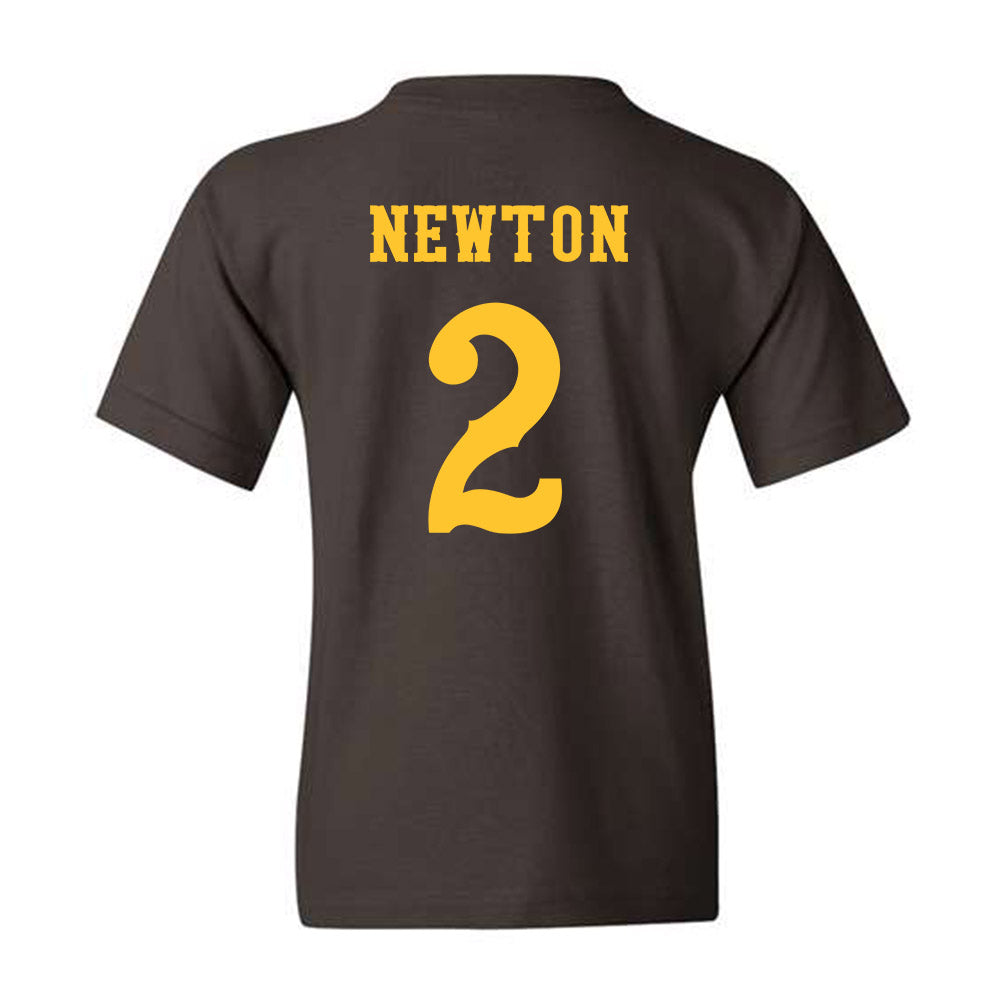 Wyoming - NCAA Men's Basketball : Kobe Newton - Classic Shersey Youth T-Shirt