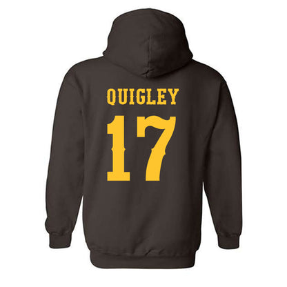 Wyoming - NCAA Women's Volleyball : Sara Quigley - Classic Shersey Hooded Sweatshirt-1