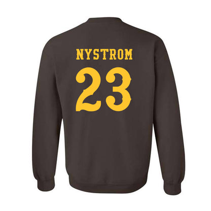 Wyoming - NCAA Football : Tyler Nystrom - Classic Shersey Crewneck Sweatshirt