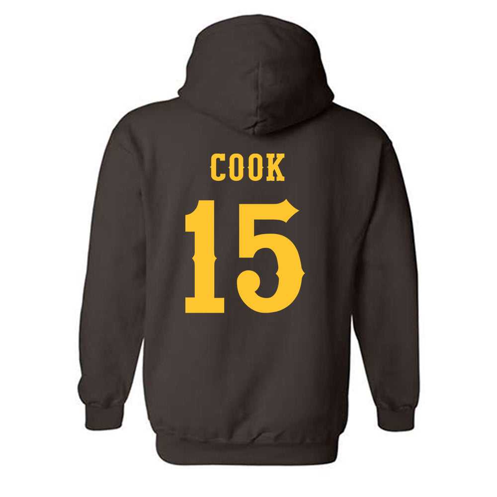 Wyoming - NCAA Women's Volleyball : Addyson Cook - Classic Shersey Hooded Sweatshirt-1