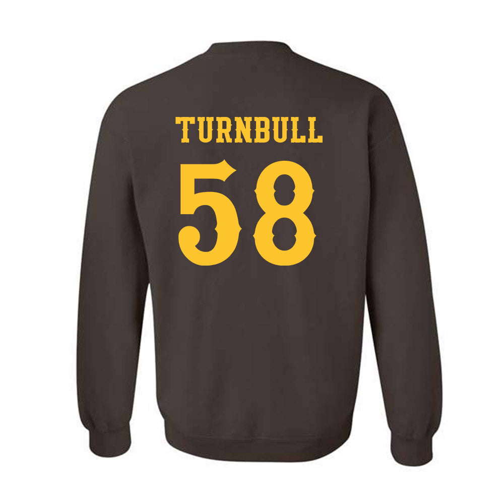 Wyoming - NCAA Football : Jordan Turnbull - Classic Shersey Crewneck Sweatshirt