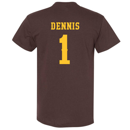 Wyoming - NCAA Men's Basketball : Damarion Dennis - Classic Shersey T-Shirt-1