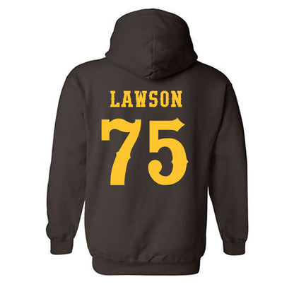 Wyoming - NCAA Football : Cooper Lawson - Classic Shersey Hooded Sweatshirt-1