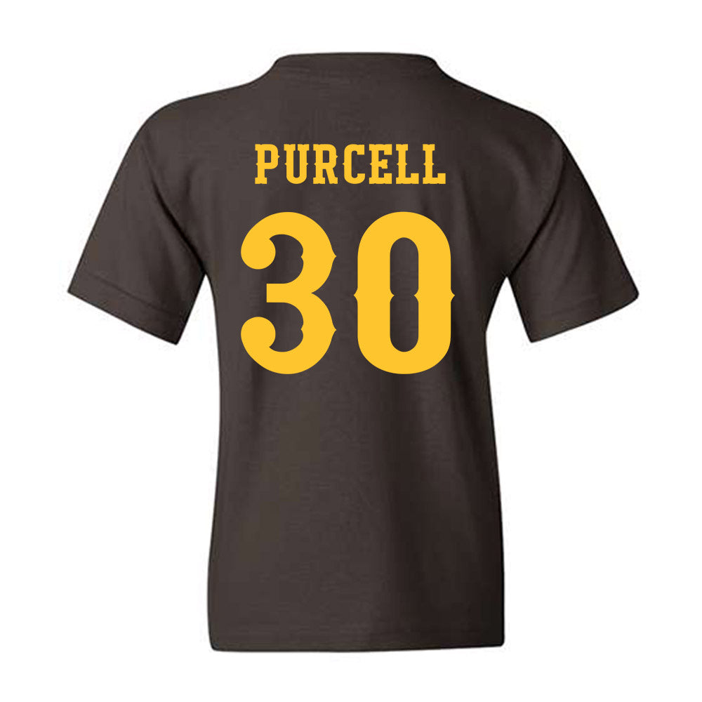 Wyoming - NCAA Football : Lafai Purcell - Classic Shersey Youth T-Shirt-1