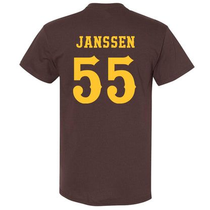 Wyoming - NCAA Football : Kalvin Janssen - Classic Shersey T-Shirt-1