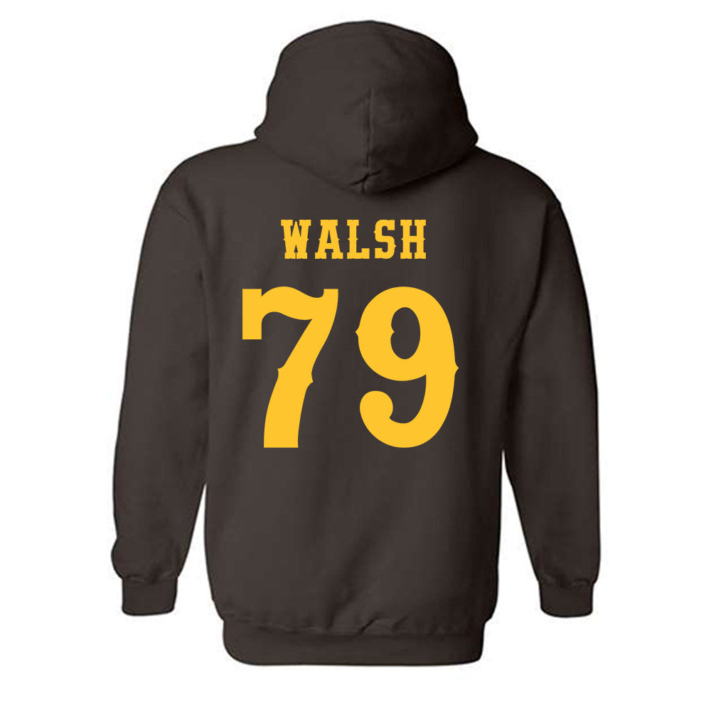 Wyoming - NCAA Football : Jack Walsh - Classic Shersey Hooded Sweatshirt
