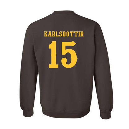 Wyoming - NCAA Women's Basketball : Heidur Karlsdottir - Classic Shersey Crewneck Sweatshirt-1