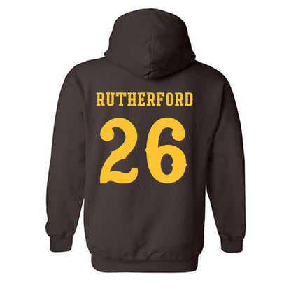 Wyoming - NCAA Football : Gary Rutherford - Classic Shersey Hooded Sweatshirt-1
