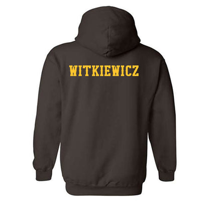 Wyoming - NCAA Women's Track & Field : Megan Witkiewicz - Classic Shersey Hooded Sweatshirt-1