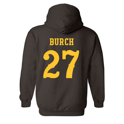 Wyoming - NCAA Football : Dontae Burch - Classic Shersey Hooded Sweatshirt-1