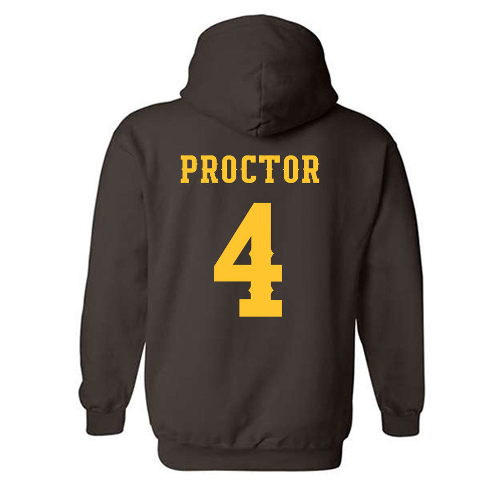 Wyoming - NCAA Women's Basketball : Sofia Proctor - Classic Shersey Hooded Sweatshirt