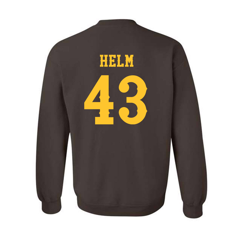 Wyoming - NCAA Football : Gavyn Helm - Classic Shersey Crewneck Sweatshirt