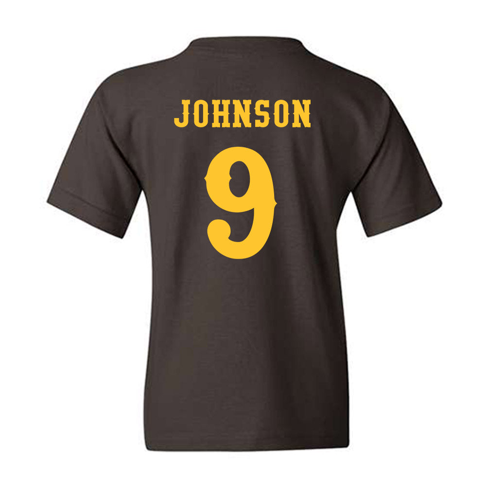 Wyoming - NCAA Football : Brayden Johnson - Classic Shersey Youth T-Shirt-1
