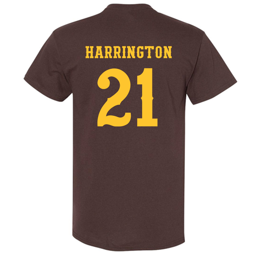 Wyoming - NCAA Women's Basketball : Katie Harrington - Classic Shersey T-Shirt-1