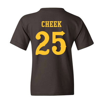 Wyoming - NCAA Football : Brooklyn Cheek - Classic Shersey Youth T-Shirt-1