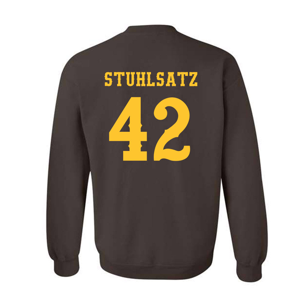 Wyoming - NCAA Football : Ethan Stuhlsatz - Classic Shersey Crewneck Sweatshirt-1