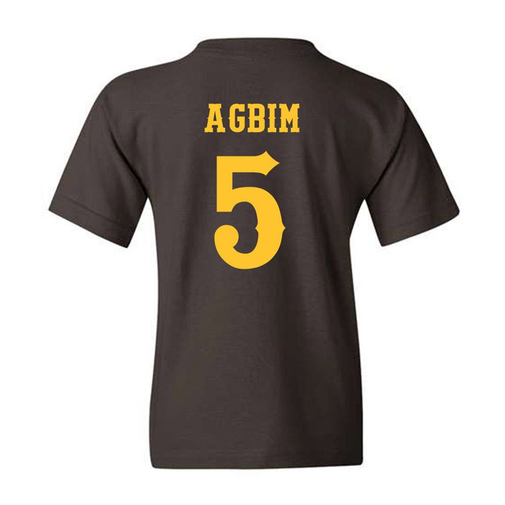 Wyoming - NCAA Men's Basketball : Obi Agbim - Classic Shersey Youth T-Shirt