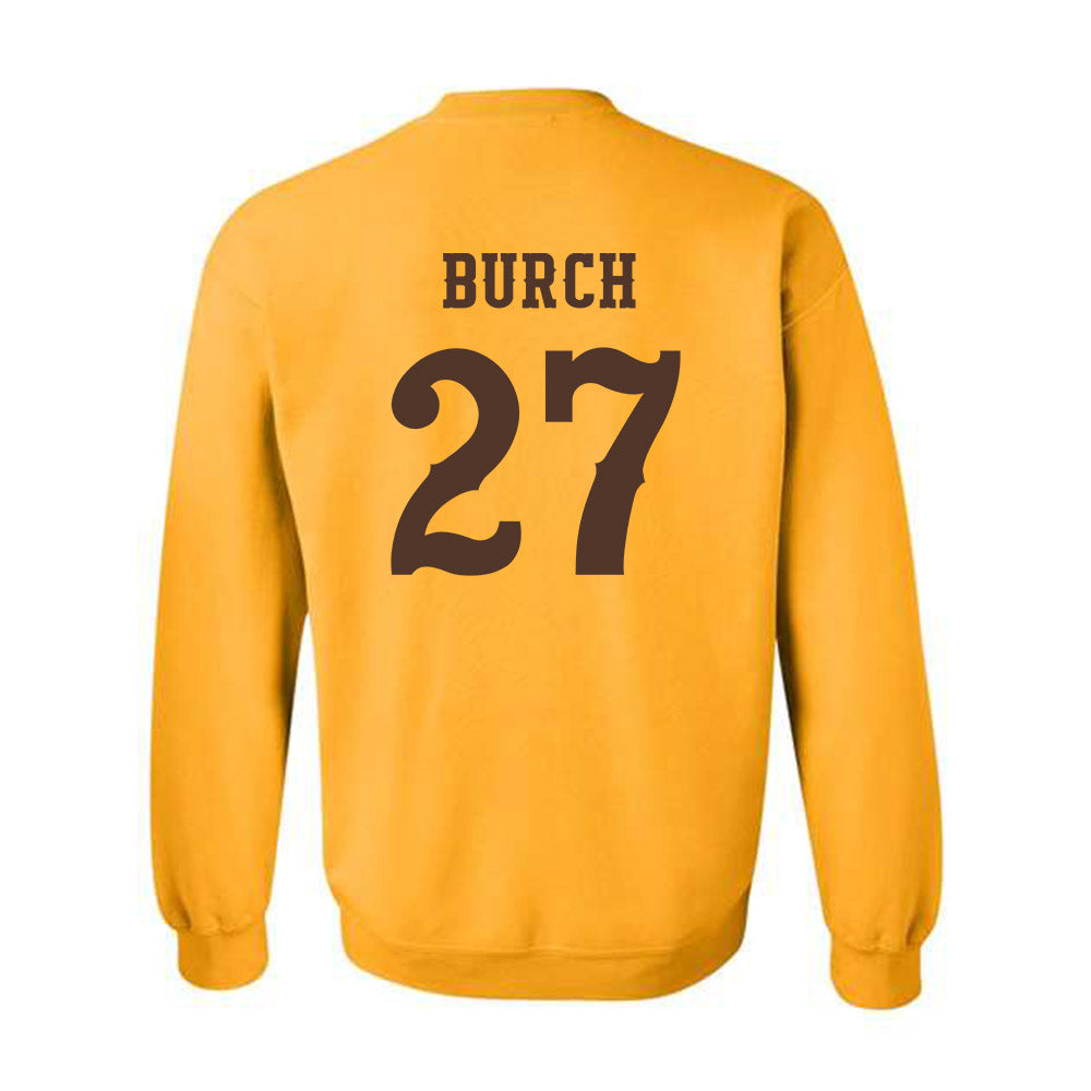 Wyoming - NCAA Football : Dontae Burch - Classic Shersey Crewneck Sweatshirt-1