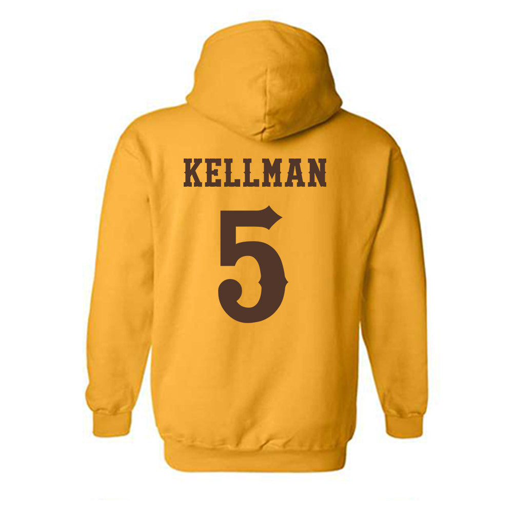 Wyoming - NCAA Football : Terron Kellman - Classic Shersey Hooded Sweatshirt-1