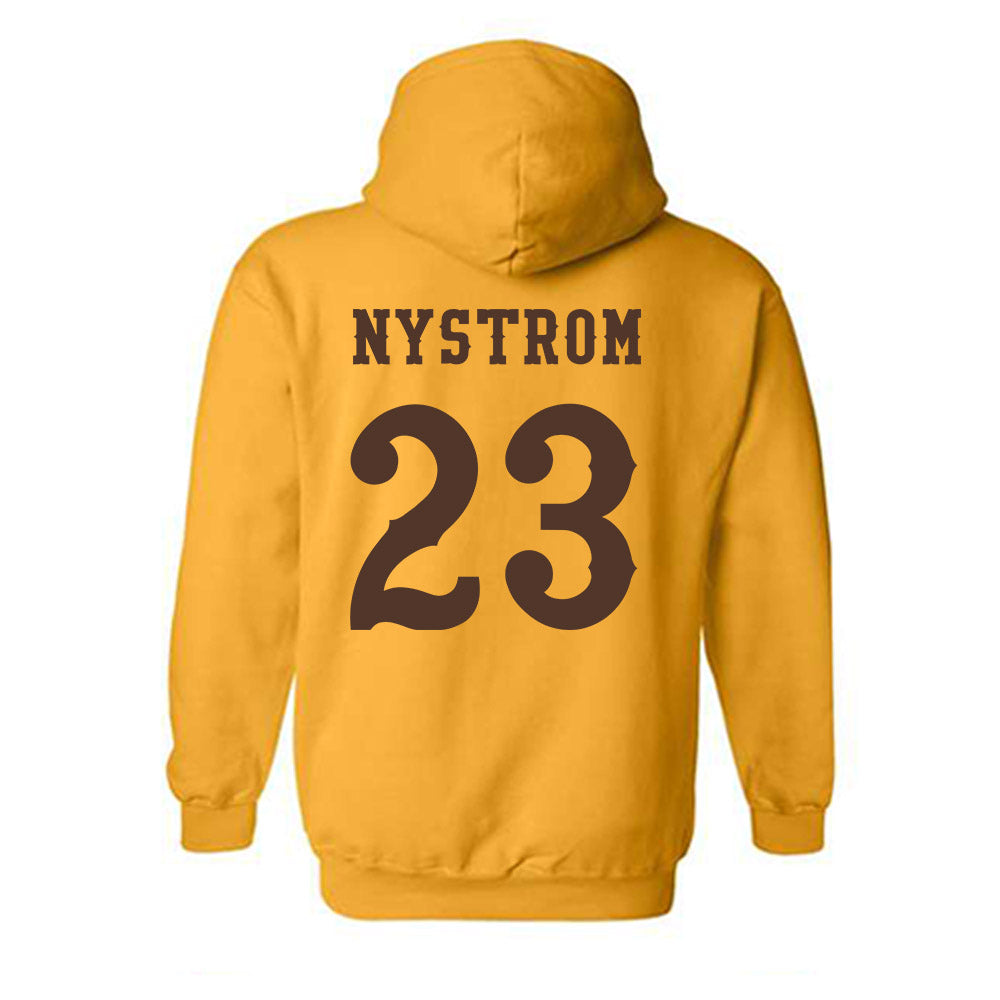 Wyoming - NCAA Football : Tyler Nystrom - Classic Shersey Hooded Sweatshirt