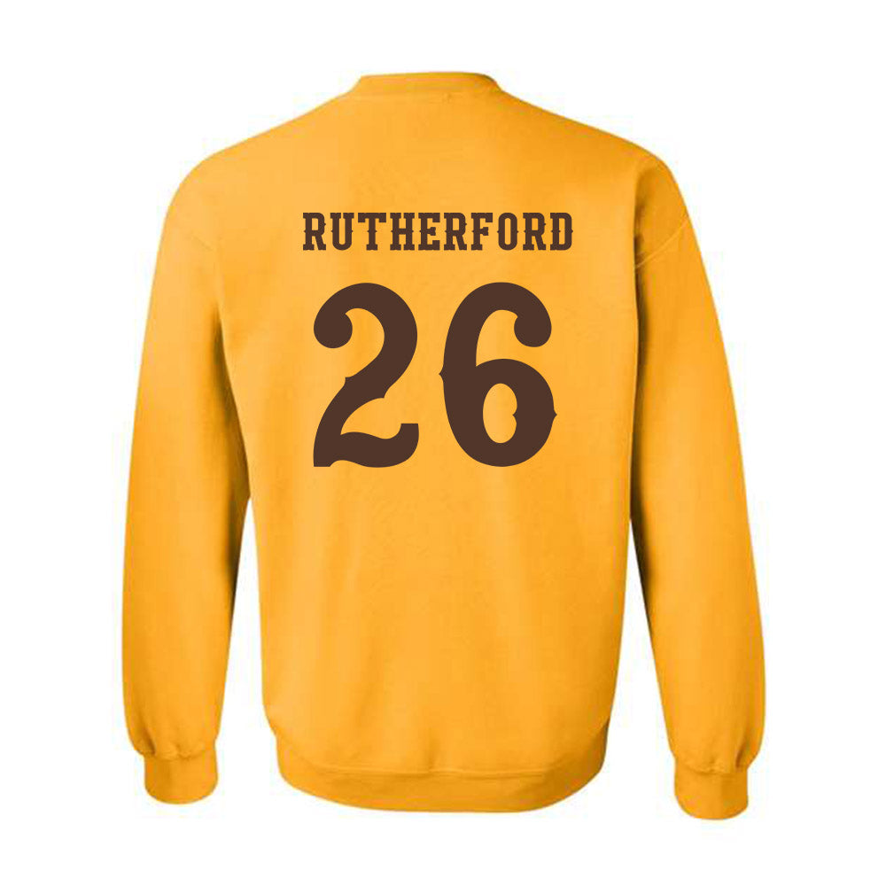 Wyoming - NCAA Football : Gary Rutherford - Classic Shersey Crewneck Sweatshirt-1