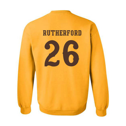 Wyoming - NCAA Football : Gary Rutherford - Classic Shersey Crewneck Sweatshirt-1