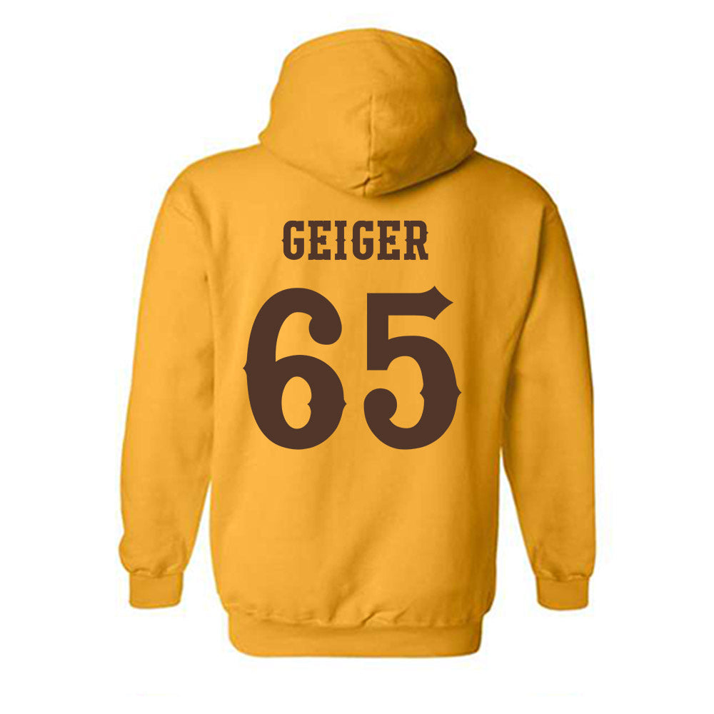 Wyoming - NCAA Football : Nathan Geiger - Classic Shersey Hooded Sweatshirt