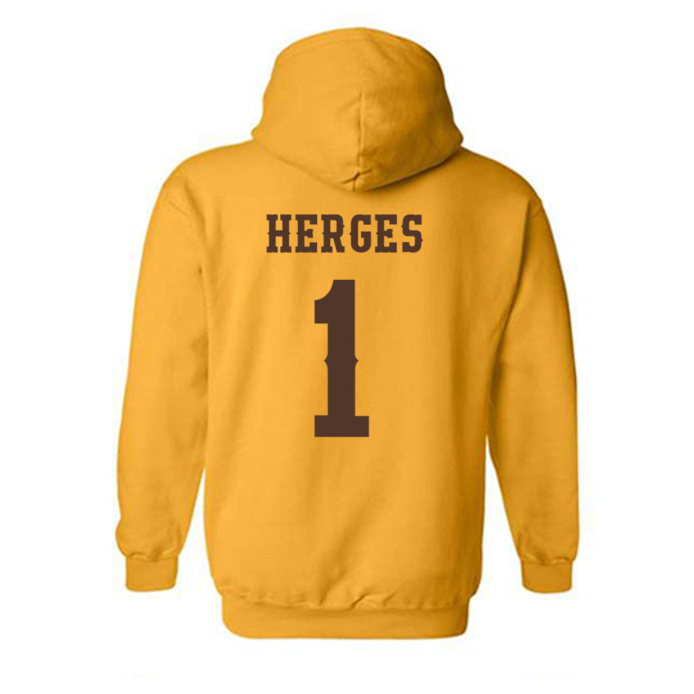 Wyoming - NCAA Women's Soccer : Julia Herges - Classic Shersey Hooded Sweatshirt-1