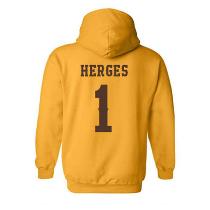 Wyoming - NCAA Women's Soccer : Julia Herges - Classic Shersey Hooded Sweatshirt-1