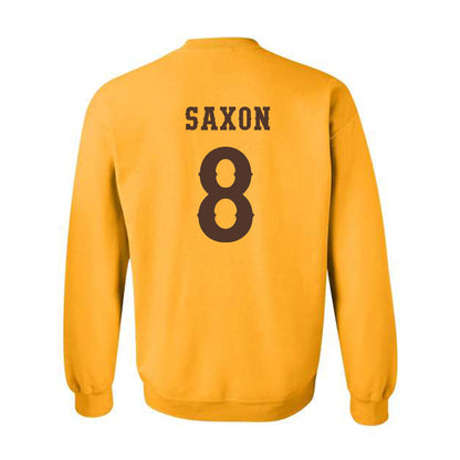 Wyoming - NCAA Men's Basketball : Kiani Saxon - Classic Shersey Crewneck Sweatshirt-1