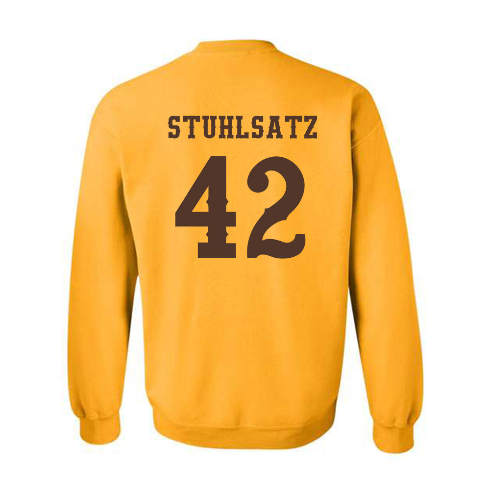 Wyoming - NCAA Football : Ethan Stuhlsatz - Classic Shersey Crewneck Sweatshirt-1