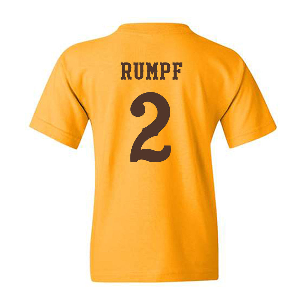 Wyoming - NCAA Women's Basketball : Jane Rumpf - Classic Shersey Youth T-Shirt-1
