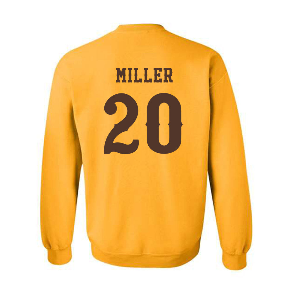 Wyoming - NCAA Football : Dainsus Miller - Classic Shersey Crewneck Sweatshirt-1