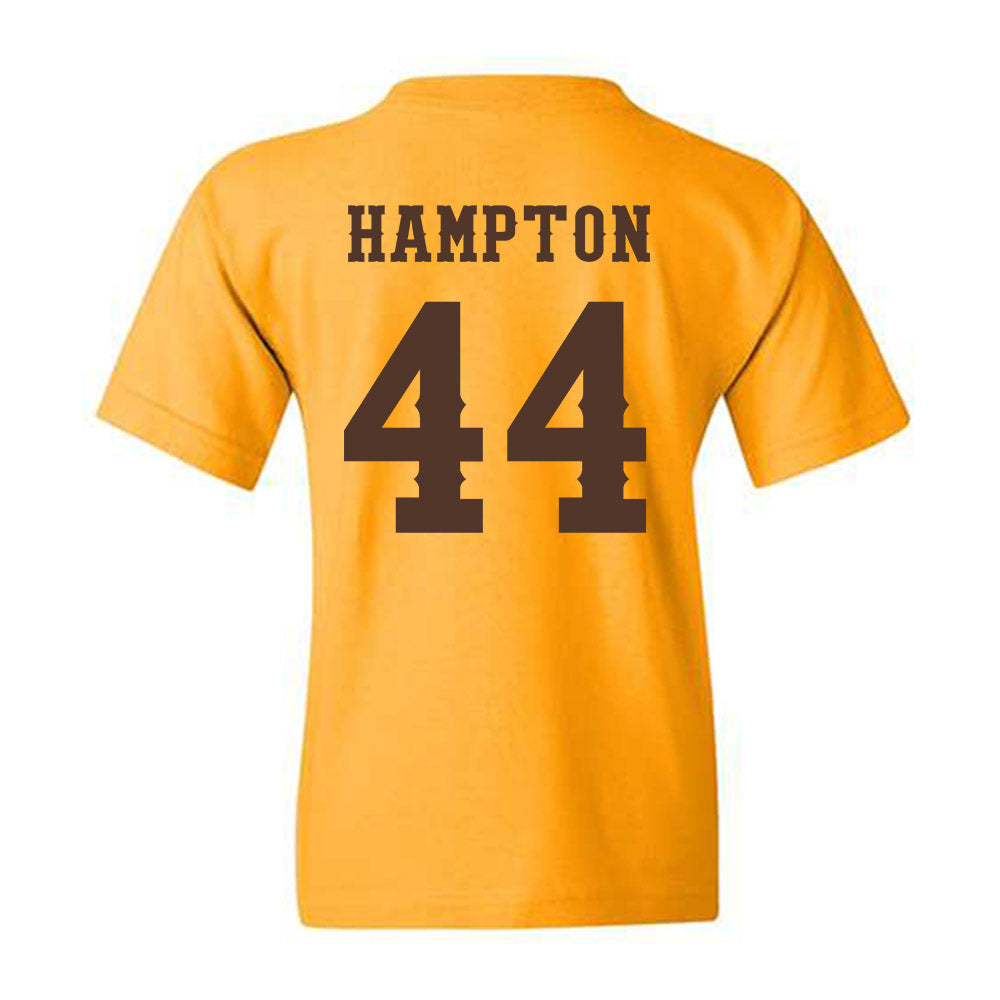 Wyoming - NCAA Football : Tyler Hampton - Classic Shersey Youth T-Shirt-1