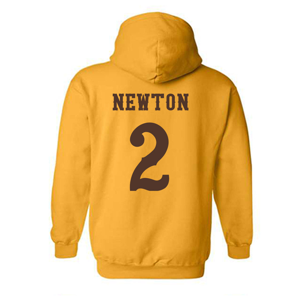 Wyoming - NCAA Men's Basketball : Kobe Newton - Classic Shersey Hooded Sweatshirt