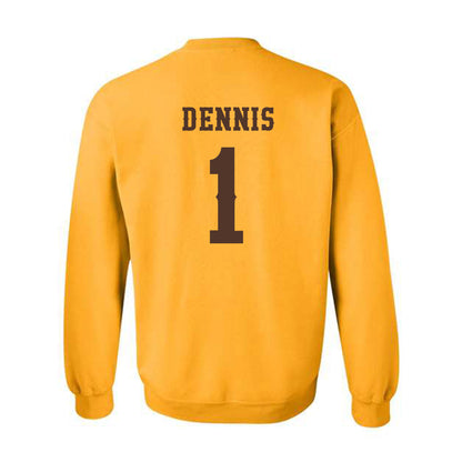 Wyoming - NCAA Men's Basketball : Damarion Dennis - Classic Shersey Crewneck Sweatshirt-1