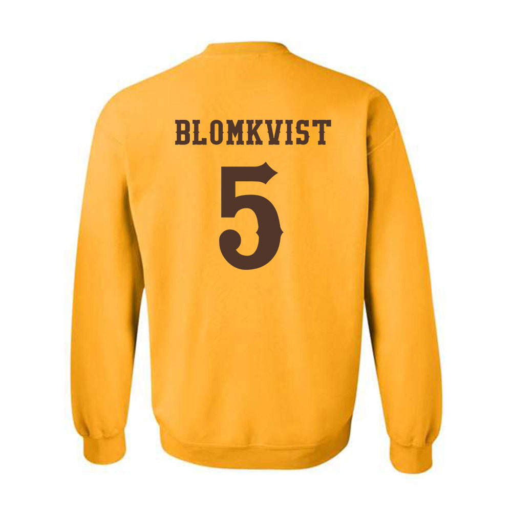 Wyoming - NCAA Women's Basketball : Liv Blomkvist - Classic Shersey Crewneck Sweatshirt-1