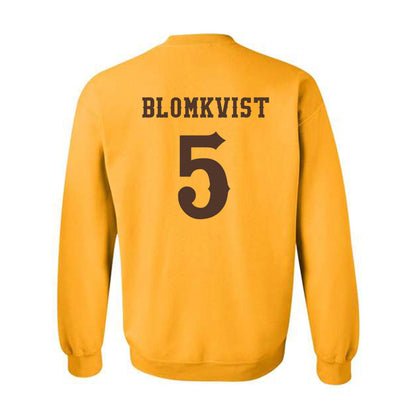 Wyoming - NCAA Women's Basketball : Liv Blomkvist - Classic Shersey Crewneck Sweatshirt-1