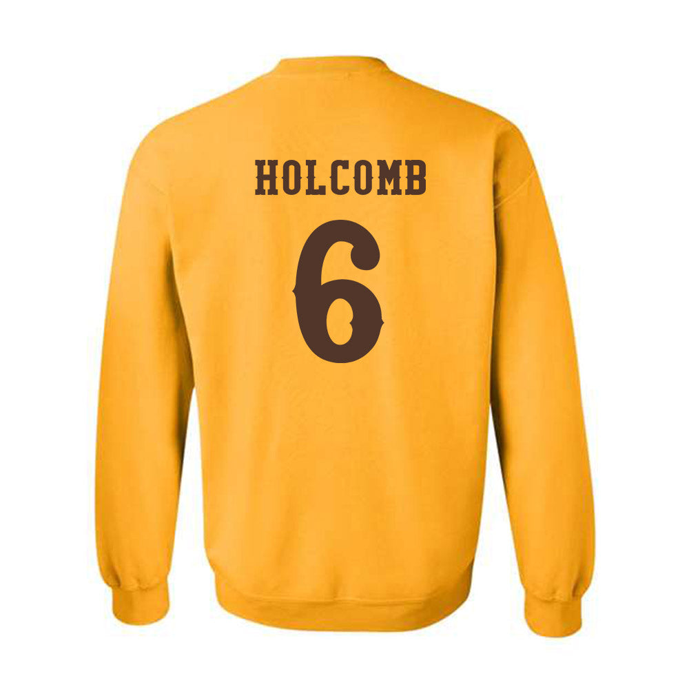 Wyoming - NCAA Women's Volleyball : Sarah Holcomb - Classic Shersey Crewneck Sweatshirt-1